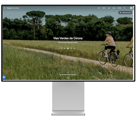 Exposició virtual 20 anys vies verdes Girona